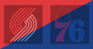 Portland Trail Blazers vs Philadelphia 76ers