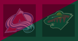 Colorado Avalanche vs Minnesota Wild