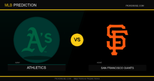 Prediction Athletics vs San Francisco Giants