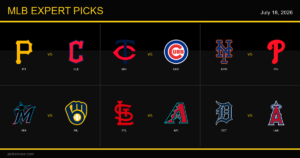 MLB Expert Picks Jul-18-2026