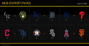 MLB Expert Picks Jul-24-2026