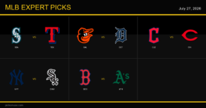 MLB Expert Picks Jul-27-2026